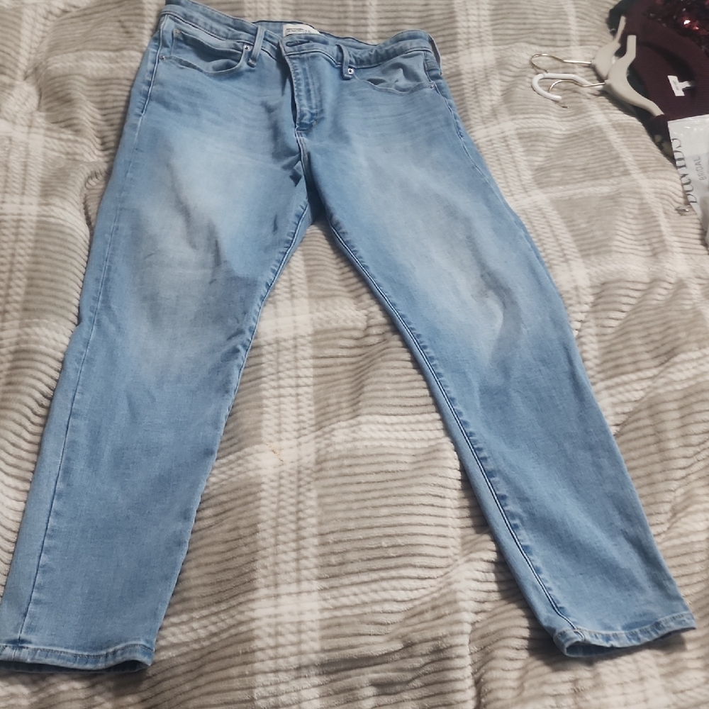 Abercrombie & Fitch Light Blue Straight Leg Jeans